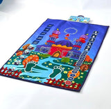 Children Educational Battery Operator Interactive Praying Mat, Praying Rug for Children Gift,  Islamic Children Prayer Mat