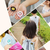 Baby Anti Mosquito Buckle, Plant Essential Oil Mosquito Clip, Toddler Flies Repellent Clips, Portable Mosquito Repellent Buckle For Outdoor, Waterproof Child Mosquito-proof Clamps, Cartoon Mosquito Repellent Button, Mosquito Repellent Clips For Household