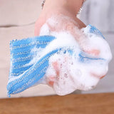 Set Of 4 Kitchen Dishwashing Sponge Fabric, Washcloths Scouring Pads, Wire Strip Diswashing Clothes, Multi-use Cooking Utensils Cleaner, Multifunctional Flexible Dish Cloth, Anti-deform Comfortable Cleaning Sponge