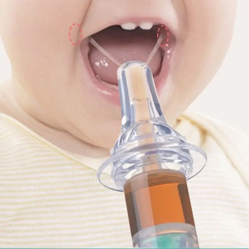 Baby Kids Smart Medicine Dispenser, Needle Feeder Squeeze Medicine Dropper, Pacifier Baby Feeder,  Baby Medicine Dispenser, Baby Syringe Feeder, Newborn Dropper Medicine Feeder, Anti-Choke Baby Medicine Feeder, Liquid Push Medicine Dispenser