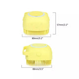 Square Bath Brush, Soft Silicone Baby Bath Brush, Massage Baby Cleaner, Dispenser Brushes, Squares Bath Brush