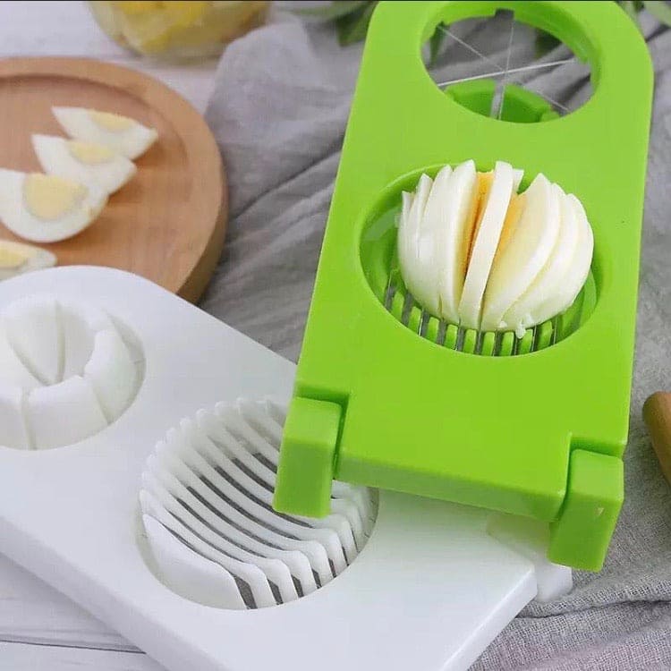 2 in 1 Multifunctional Egg Slicer, Egg Wedger, Egg Cutter