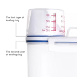 Amazing Airtight 2Kg Plastic Cereal Dispenser Storage Box, Food Grain Rice Container With Dispensing Mouth, Bottle Case For Food Seeds