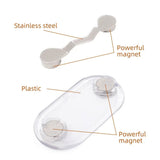 Magnetic Glass Holder, Multifunction Hang Eyeglass Holder, Portable Clothes Magnet Clip, Glasses Brooch Clips