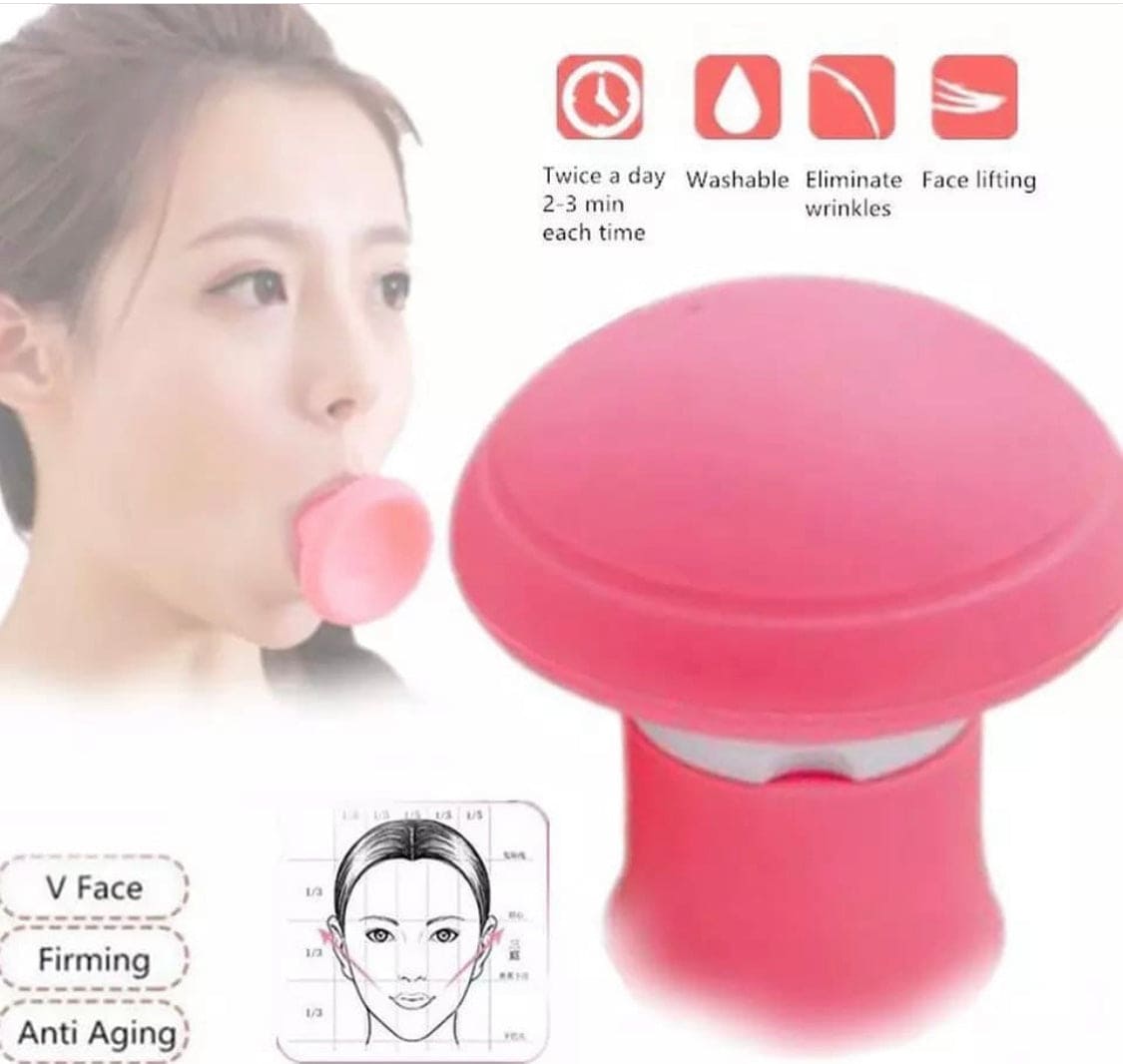 Face Slimming Tool, Lifter Face Lift Skin Firming Exerciser, Double Chin Muscle Training Silica,  Gel Wrinkle Removal Tools