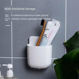 Self-Adhesive Remote Control Storage Box, Phone Charging Station