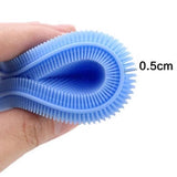 Set of 4 Multipurpose Silicone Dish Sponge, Kitchen Cleaning Scrubber, Silicone Dish Scrubber
