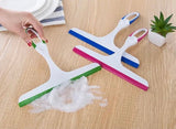 Simple Colorful Glass Wiper, Multifunctional Detachable Glass Cleaning Wiper, Squeegee Scrubber Window Cleaner Brush, Airbrush Cleaner Washing Scraper for Home Bathroom Car Window Cleaning Tool Kitchen Accessories