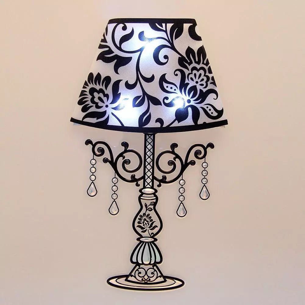 Wall LED Light Lamp Sticker, 3D LED Wall Light Night Lamp, Background Decorations LED Lamp