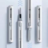 3 In 1 Earphone Cleaning Pen, Earbuds Case Cleaning Kit, Multifunctional Headphones Airphone Keyboard Cleaning Pen, Multipurpose 3 In 1 Cleaning Pen For Keyboard Camera AirPords Earbud