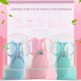 Capsule Baby Manicure Kit, Newborn Baby Nail Scissor, Baby Nail Care Tool Set, Portable Nail Clipper Trimmer With Box, Baby Mini Gromming Kit, Newborn Nail Shell Shear Manicure Kit, Baby Boy Girl Hand Foot Nail Filer Kit
