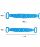 Silicone Back Scrubbing Belt, Silicone Back Towel Scrubber, Body Sponge Silicon Brush Bath Towel, Skin Care Brushes