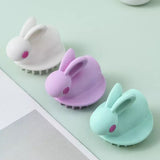 Silicone Rabbit Baby Bath Brush, Hair Washing Comb Shower Brush, Bath Spa Slimming Massage Brush, Soft Glue Shampoo Brush, Head Body Scalp Massage Brush, Children Bath Brush