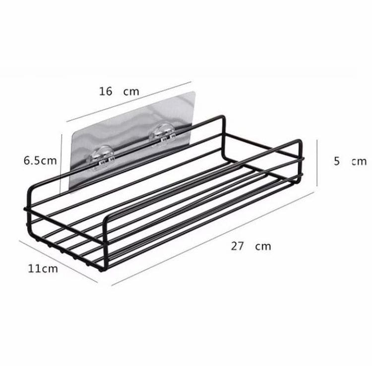Iron Bathroom Shelf, Shampoo Storage Holder, Bathroom Shelf Shampoo Storage Rack,  Bath Hanging Basket, Iron Cosmetic Holder, Bathroom Kitchen Punch Corner Frame Shower Shelf, Kitchen Bathroom Accessories, Iron Shower Rack