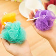 Loofah Sponge, Ball Bath Towel Scrubber, Mini Bath Sponge, Multicolor Body Exfoliating Shower Ball, Flower Bath Mesh Sponge, Bath Flower Shower Sponge Ball, Shower Loofah Sponge Pouf Body Wash Scrubber