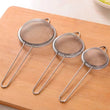 Stainless Steel Wire Fine Mesh Oil Strainer, Strainer Skimmer Mesh Sieve Colander, Kitchen Soy Milk Filter, Strainer Scoop Kitchen Mesh Colander, Juice and Tea Strainer,  Pastry Tool Kitchen Accessories