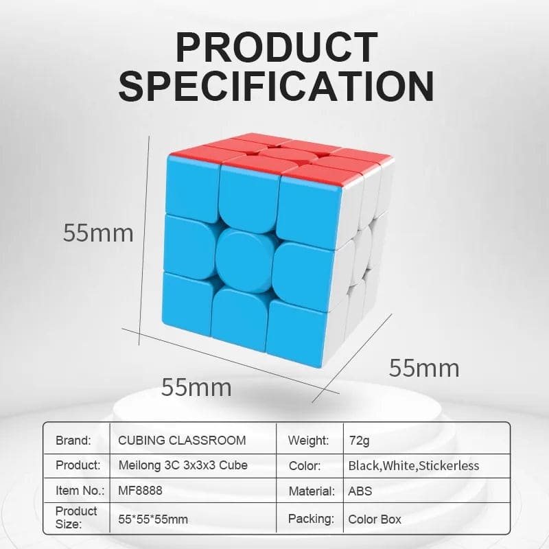 Moyu Magic Speed Cube, Puzzle Magic Cube, Professional Puzzle Toys For Children And Adult, Brain Teasers Travel Game