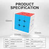 Moyu Magic Speed Cube, Puzzle Magic Cube, Professional Puzzle Toys For Children And Adult, Brain Teasers Travel Game