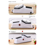 Electric Knife Sharpner, Multi Tool Knives Sharpening Machine, Professional Knives Sharpener Sharpening Stones, Knives Scissor Tool Diamond Sharpener For Kitchen, Adjustable Kitchen Knives Sharpener, Kitchen Cutter Sharpener