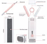7 In 1 Cleaning Brush Set, Multifunctional Phone Keyboard Cleaning Kit, Computer Dust Cleaning, Cleaning Brush Tool for Airpods Earbud Cell Phone Laptop Camera, Multifunction Bluetooth Compatible Headset Cleaning Pen