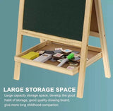 Double Sided Magnetic Writing Black & White Board, Magnetic Writing Board, Mini Wooden Writing Board