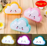 Smiley Cloud Plug In Led Night Light, Kids Night Light, Cute Kids Night Light Lamp