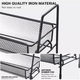 Smart Iron Storage Rack, Cosmetic Makeup Basket, Iron Spice Seasoning Rack, Shelf Kitchen Tableware Organizing Rack