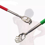 Stainless Steel Telescopic Back Scratcher, Claw Portable Massager, Anti Itch Self Massager, Hackle Hand Telescopic Back Scratcher,  Bear Claw Extendable Telescoping Itch Sticks