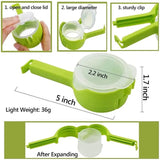 Snack Sealing Clip, Seal Pour Food Storage Bag Cap Clip, Food Sealer Clamp, Round Mouth Effect Clip Kitchen Tool,  Multifunction Seal Pour Food Storage Bag Clips, Moisture Sealing Snack Storage Container Clips, Home Food Close Clip Seal