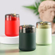 Portable Pop Up Toothpick Box, Press Type Cylinder Toothpick Holder, Automatic Eject Toothpick Jar, Self Ejecting Toothpick Dispenser,  Household Toothpick Holder Organizer, Transparent Pop Up Table Toothpick Container, Creative Automatic Toothpick Box