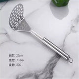 Hand Held Potato Masher, Pressed Potato Crusher,  Potatoes Mud Pusher, Stainless Steel Smooth Musher, Kitchen Cooking Gadget, Stainless Steel Press Mashed Potato Tool
