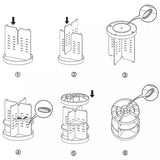 360° Rotating Makeup Organizer, Cosmetic Storage Countertop Organizer, Large Capacity Perfume Make Up Brush Holder,  Fashion Crystal Display Stand, Regular Cosmetic Jewellery Organizer