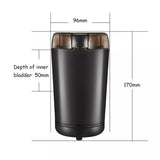 Stainless Steel Nut Electric Coffee Grinder, Multifunctional Grinding Machine, Multigrain Mini Grinder, Nuts Seed Grinding Machine