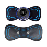 Mini Neck Massager Gel Pad, EMS Neck Massager, Smart Electric Neck Massager, EMS Neck Stretcher, Portable Neck Body Massager, Cervical Spine Massage Stickers, Electric Cervical Massager, Shocker Heating Relieve Pain Massager, Portable Neck EMS Massager