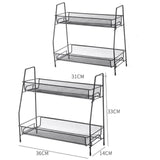 Smart Iron Storage Rack, Cosmetic Makeup Basket, Iron Spice Seasoning Rack, Shelf Kitchen Tableware Organizing Rack