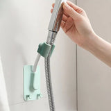 360° Shower Head Holder, Adjustable Shower Head Bracket, Universal Bathroom Shower Head Holder, Knob Suction Cup Shower Head Holder, Bathroom Sprinkler Head Rack, Self-adhesive Wall Mounted Shower Bracket, Wall Mount Hooks Stand Shower Bracket