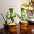Lovely Talking Toy Dancing Cactus, Cactus Plush Toy, New Electronic Dancing Cactus, Luminous Recording Learning to Speak Twisting Kid Toy, Speak Talk Sound Record Repeat Toy, Kids Education Toy