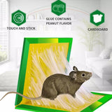 Set of 5 Mouse Trap Glue Pad, Sticky Rat Mouse Board, Mouse Rat Snake Bugs Mice Catcher, Mouse Catcher Glue Board, Mice Professional Strength Glue And Foldable Cardboard
