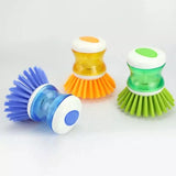 Soap Dispensing Palm Brush, Kitchen Cleaning Brush, Utensil Cleaner