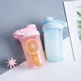 Portable Protein Shaker Bottle, Leak Proof Water Bottle For Gym, Fitness Training Sport Mixing Cup With Scale, Outdoor Shaker Bottle, Portable Drinking Bottle, Blender Shaker Bottle, Herbalife Water Bottle For Drink
