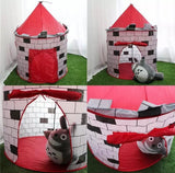 Foldable Fort Style Outdoor Camping Tent, Indoor & Outdoor Large Kids Play Tent, Durable Kids Playhouse, Foldable Storage Pop Up Tent