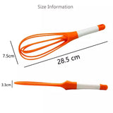 Plastic Manual Egg Beater, Mini Plastic Kitchen Mixer, Multifunctional Rotary Beater
