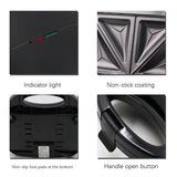 Electric Sandwich Maker, Mini Sandwich Machine, Electric Triangle Sandwich Maker, Portable Sandwich Maker Machine
