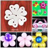 Flower Modelling Balloons Clip, Birthday Party Wedding Decoration Ballons Accessories Foil Balloons Sealing Clamp, Flower Shape Balloon Clips Holder