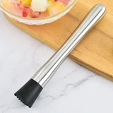 Stainless Steel Muddler, Ice Crusher Bar, Stainless Steel Cocktail Muddler Mixer, Steel Wine Mixing Stick, Cocktail Shaker Boston Bar, Home Bar Bartender Tool