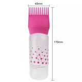 120ml Empty Hair Dye Bottle, Reusable With Applicator Brush Bottles, Convenient Perm Dyed Hair Shampoo Bottle, Oil Comb Dispensing Applicator Bottles, Hair Styling Tool