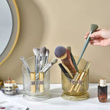 Luxury Striped Lines Pen Holder, Lipstick Brush Pen Holder, Women Make Up Brush Holder, Makeup Brush Pot, Lipstick Stand, Stationary Holder for Women