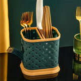 Criss Cross Cutlery Holder, Plastic Chopsticks Cage, Hollow Drain Tableware Rack, Knife Stand Spoon Fork Storage Shelf Container, Kitchen Cutlery Drying Rack Basket, Cooking Utensil Holder, Utensil Caddy Compartment