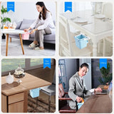Hidden Drawer Trash Can, Under Desk Trash Can, Lifted Storage Bucket, Concealed Drawer Trash Bin, Portable Waste Bin, Under Table Hanging Garbage Trash Can, Under Cabinet Hanger Rack, Space Saving Garbage Bucket, Household Multipurpose Trash Can