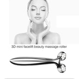 3D Diamond Cut Face And Body Slimming Roller With Facial Band, 360 Rotate Thin Face Body Shaping Relaxation Lifting Wrinkle Remover, 3D Roller Massager